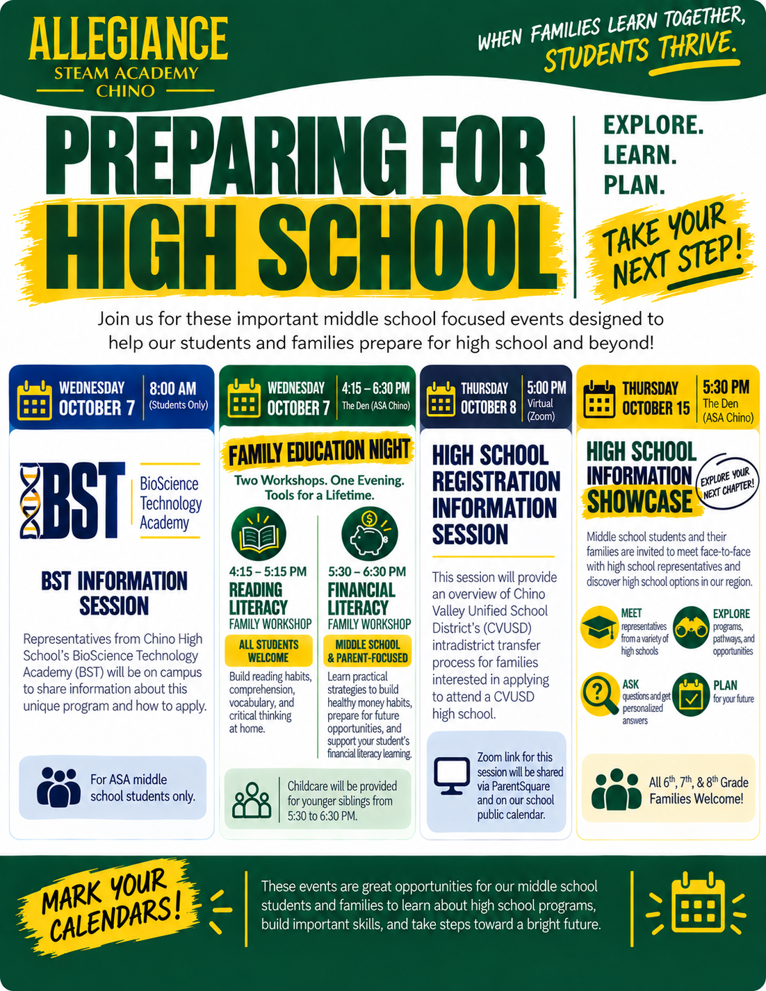 📌 High School Registration Info Session — Join Us Virtually This Thursday