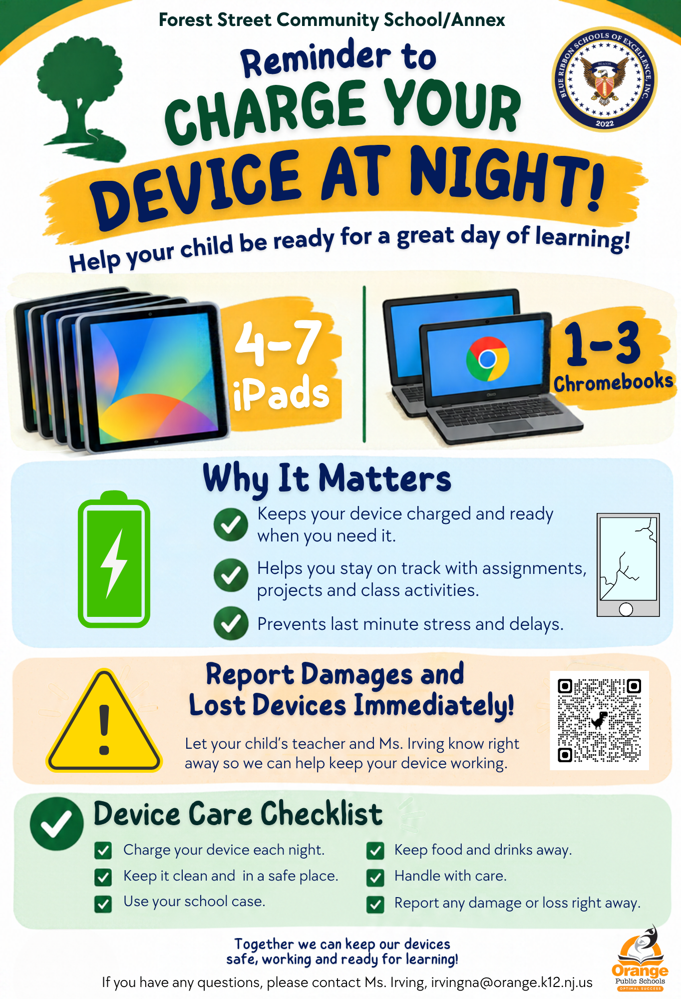 📢 Device Charging Reminder 