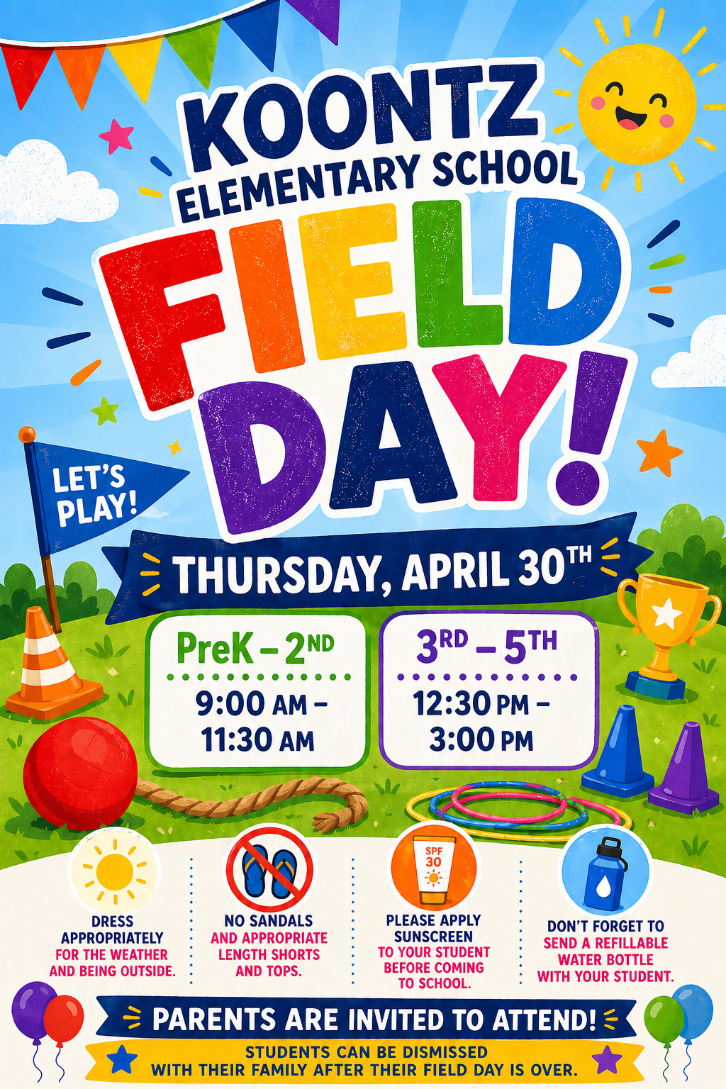 ***Date Corrected ***  Field Day!!! 