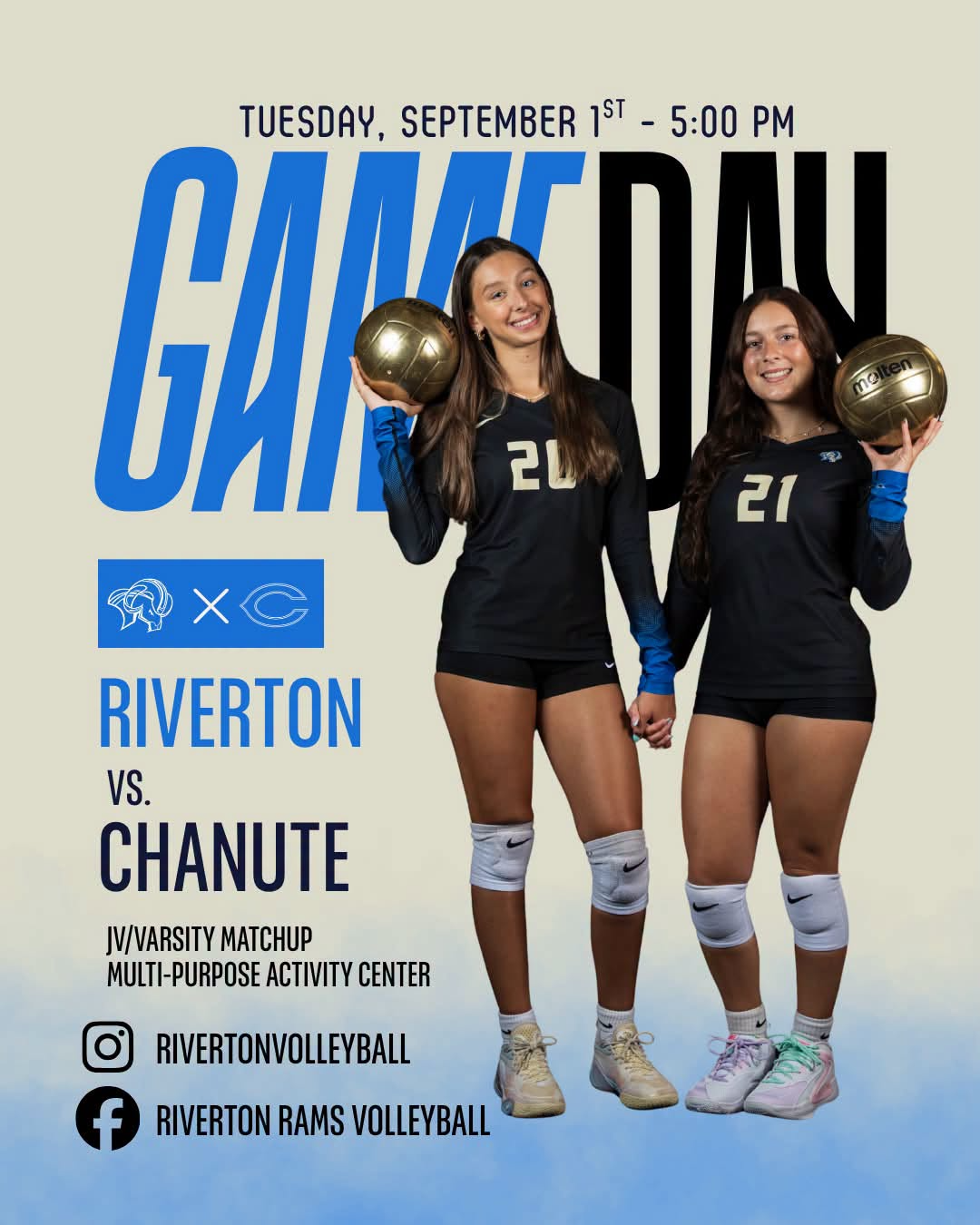 9/1 V/JV Volleyball HOME OPENER vs. Chanute