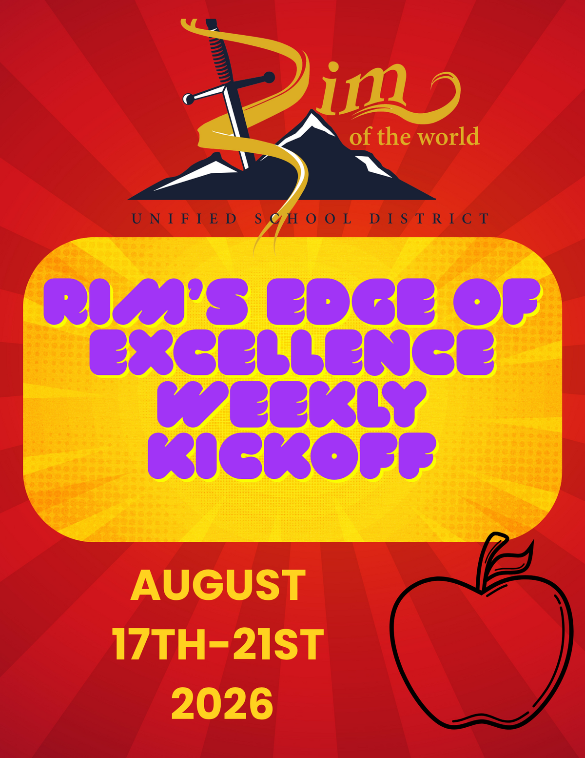 8/17/2026: RIM's Edge of Excellence Weekly Kickoff