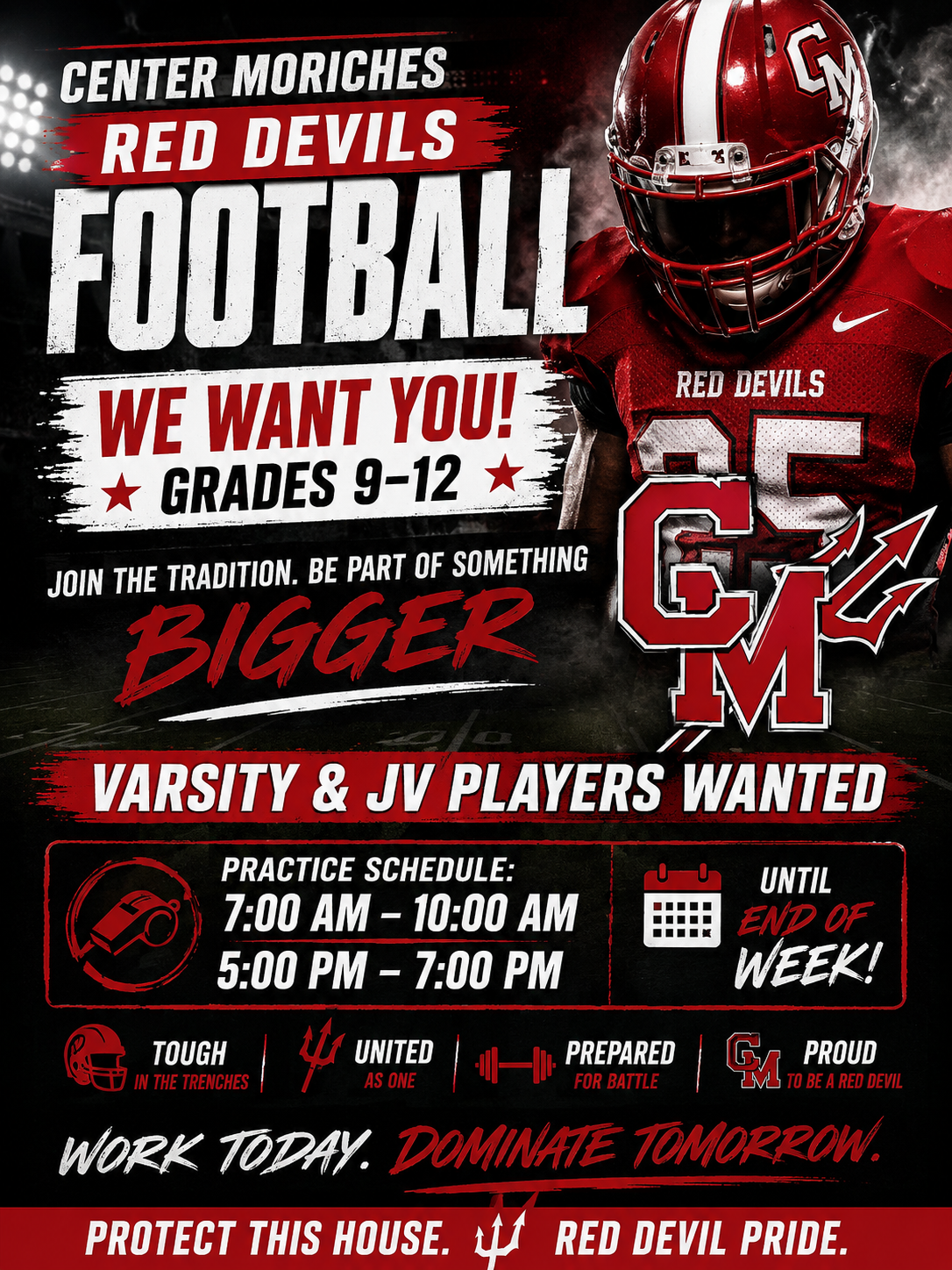 CM Football Wants You!