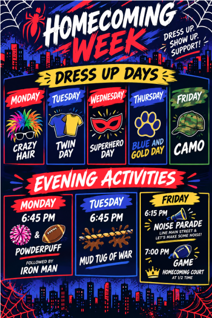 Homecoming Week is HERE!!