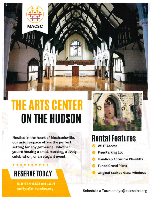 MACSC Rent the Arts Center!