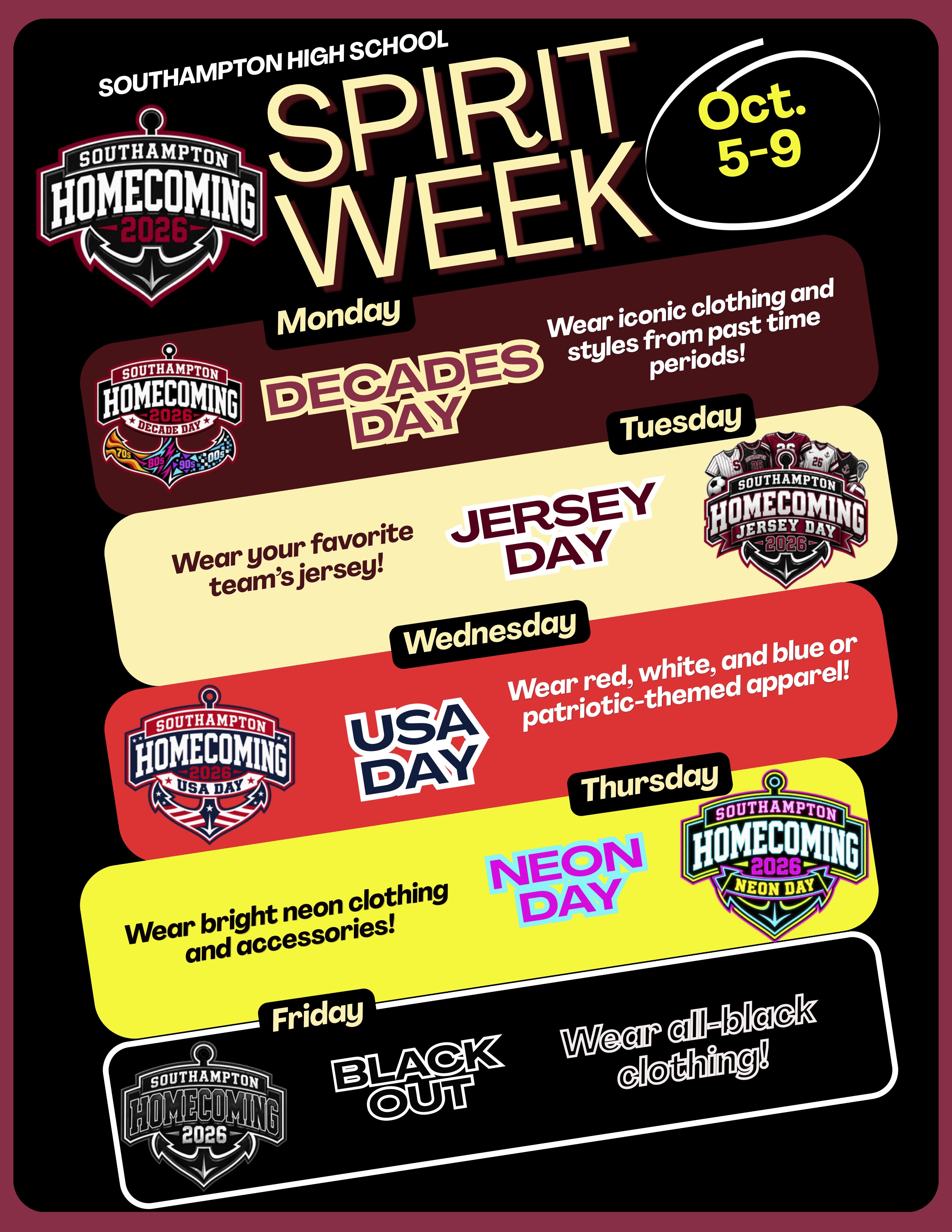 SHS Spirit Week