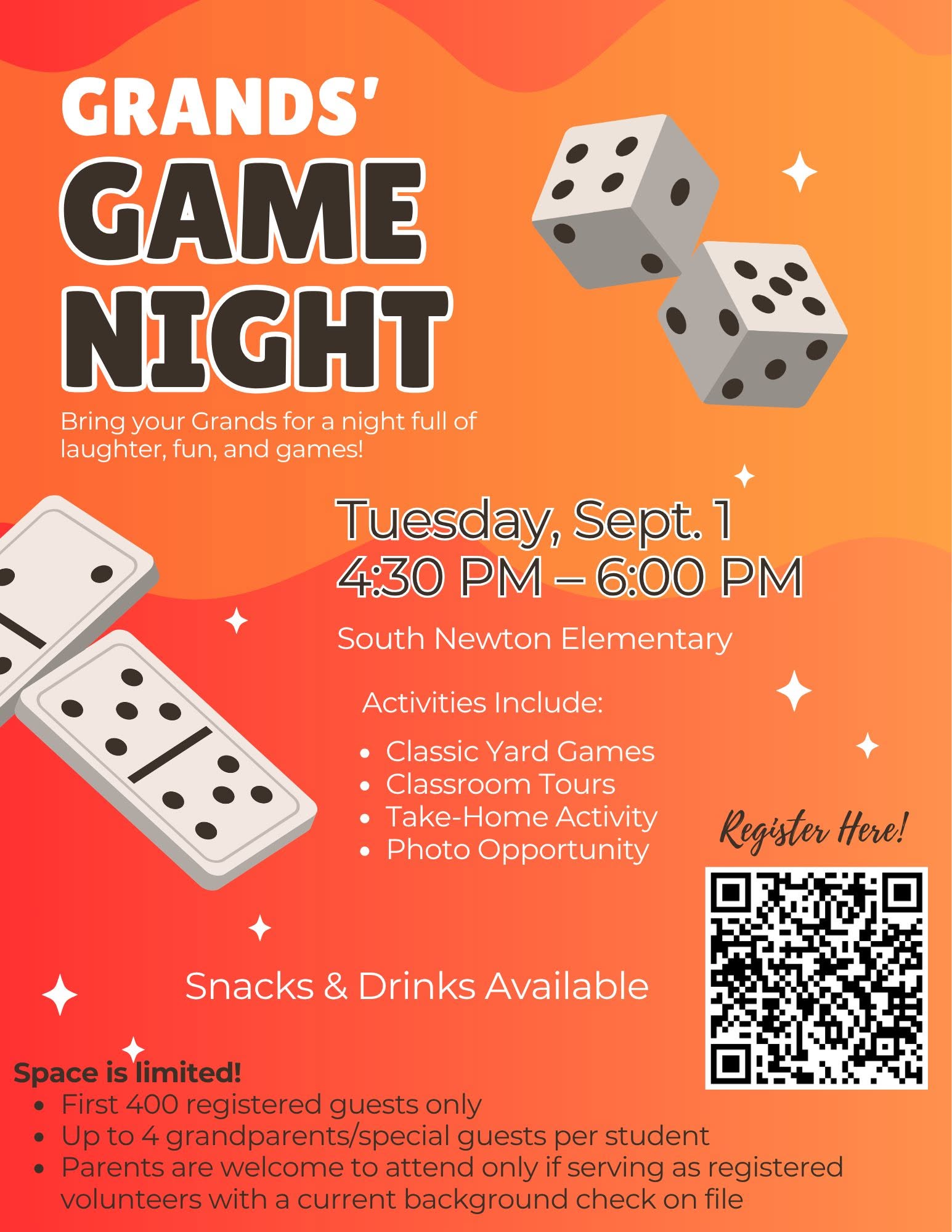 Grands' Game Night - September 1, 2026