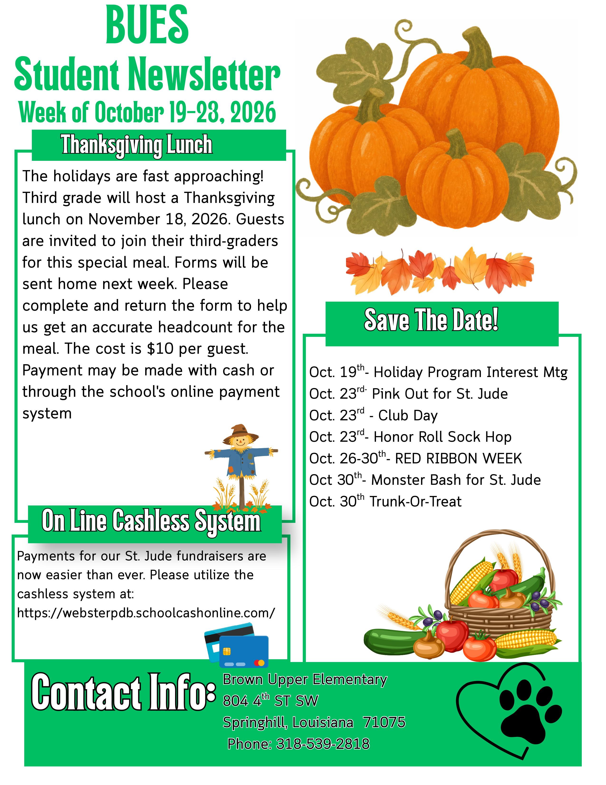 Students Newsletter 10-18