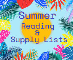 School Supply List & Summer Reading - GRADE 6