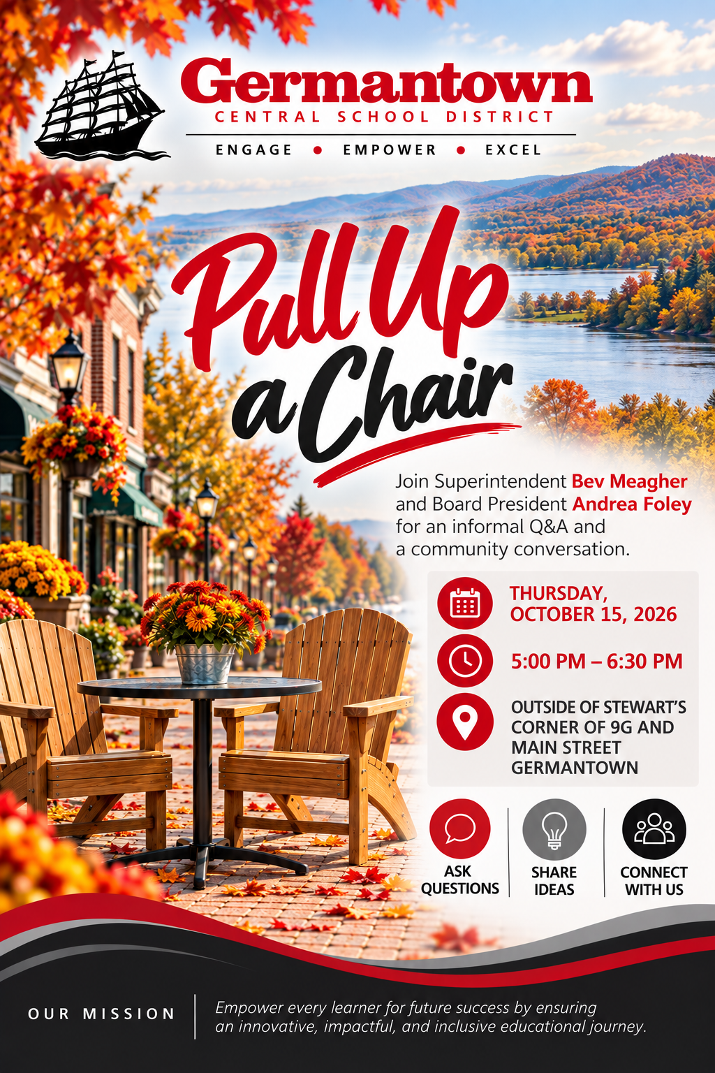 Please Join Us for another Pull Up a Chair!