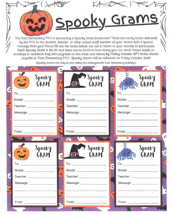 PTO Spooky Grams
