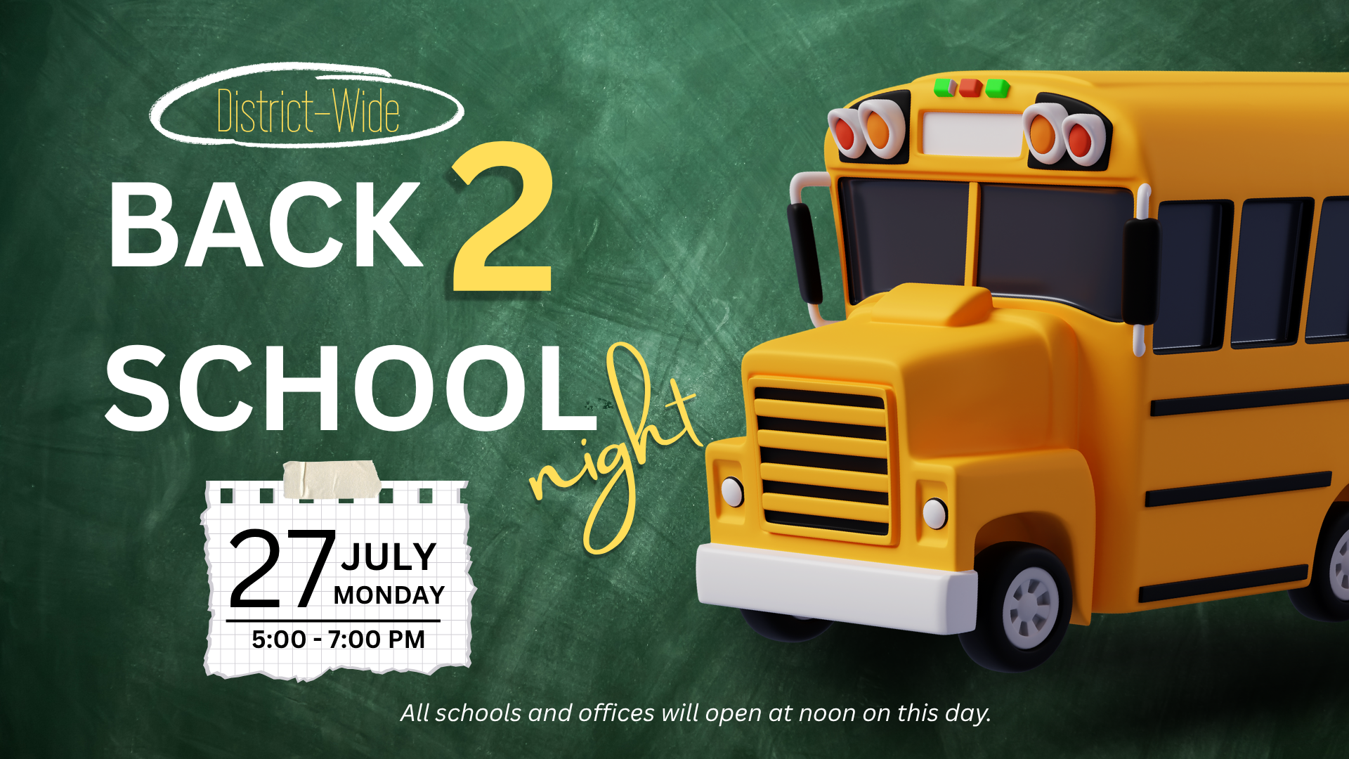 Back to School Night