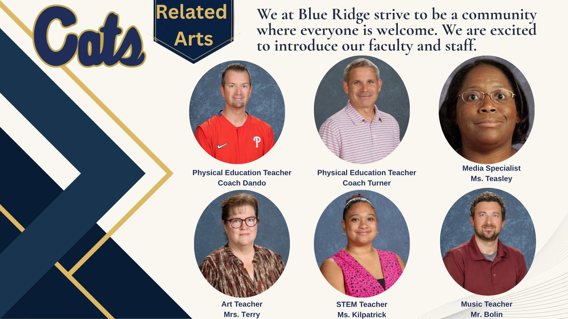 Let's Meet our Wonderful Faculty and Staff