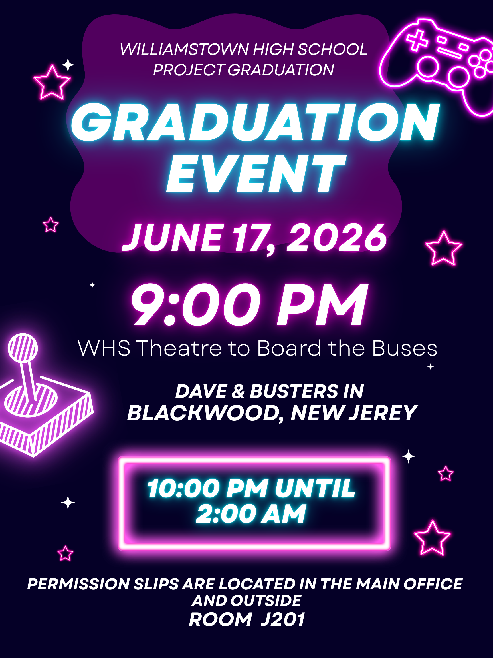 Project Graduation 2026 Updates
