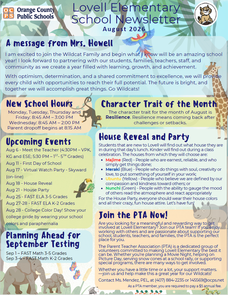 Lovell's Newsletter - August 2026_ Back-to-School 📚🎒