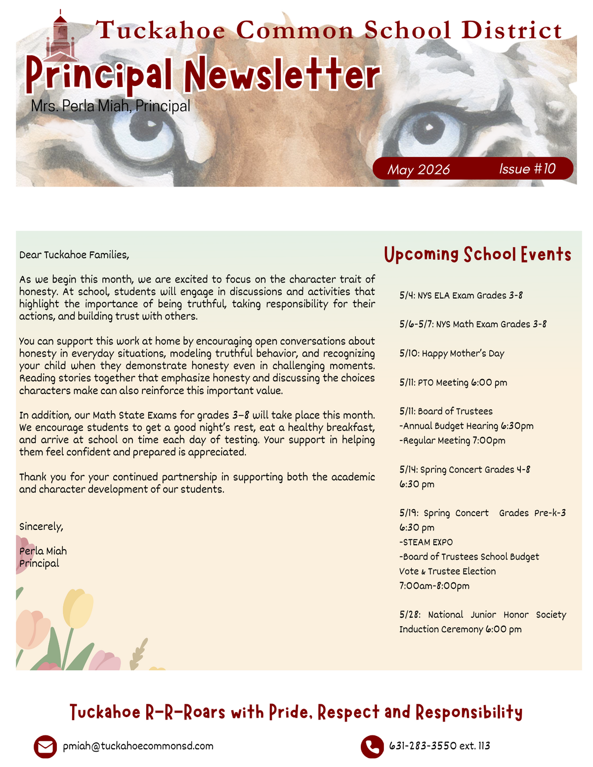 Principal Newsletter