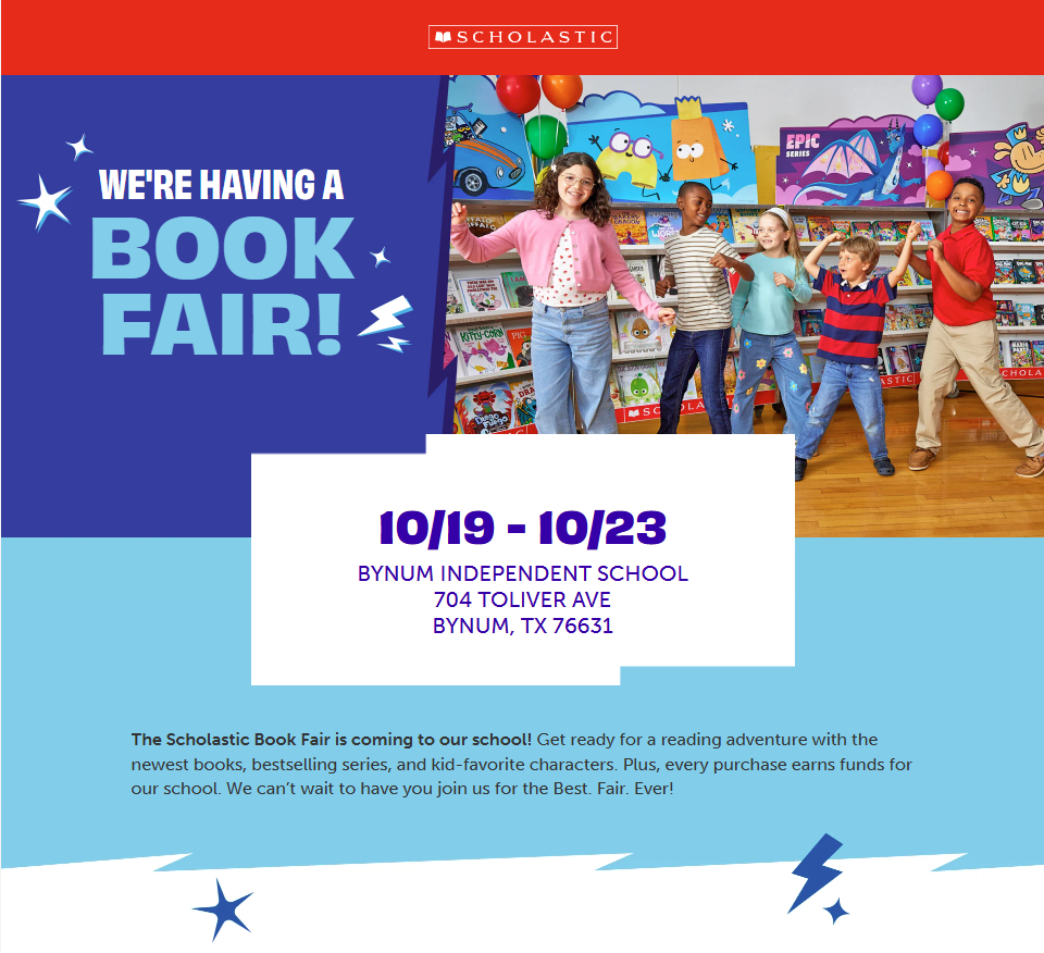 Book Fair is Next Week!