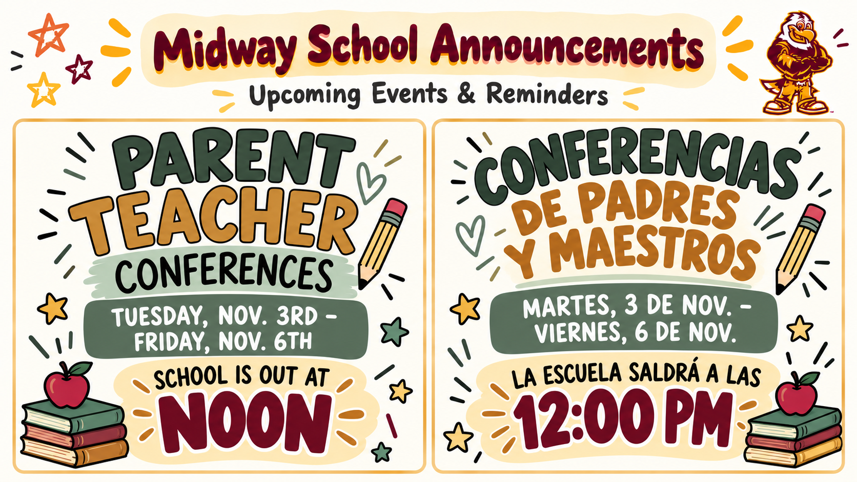 Information for November 2nd through November 6