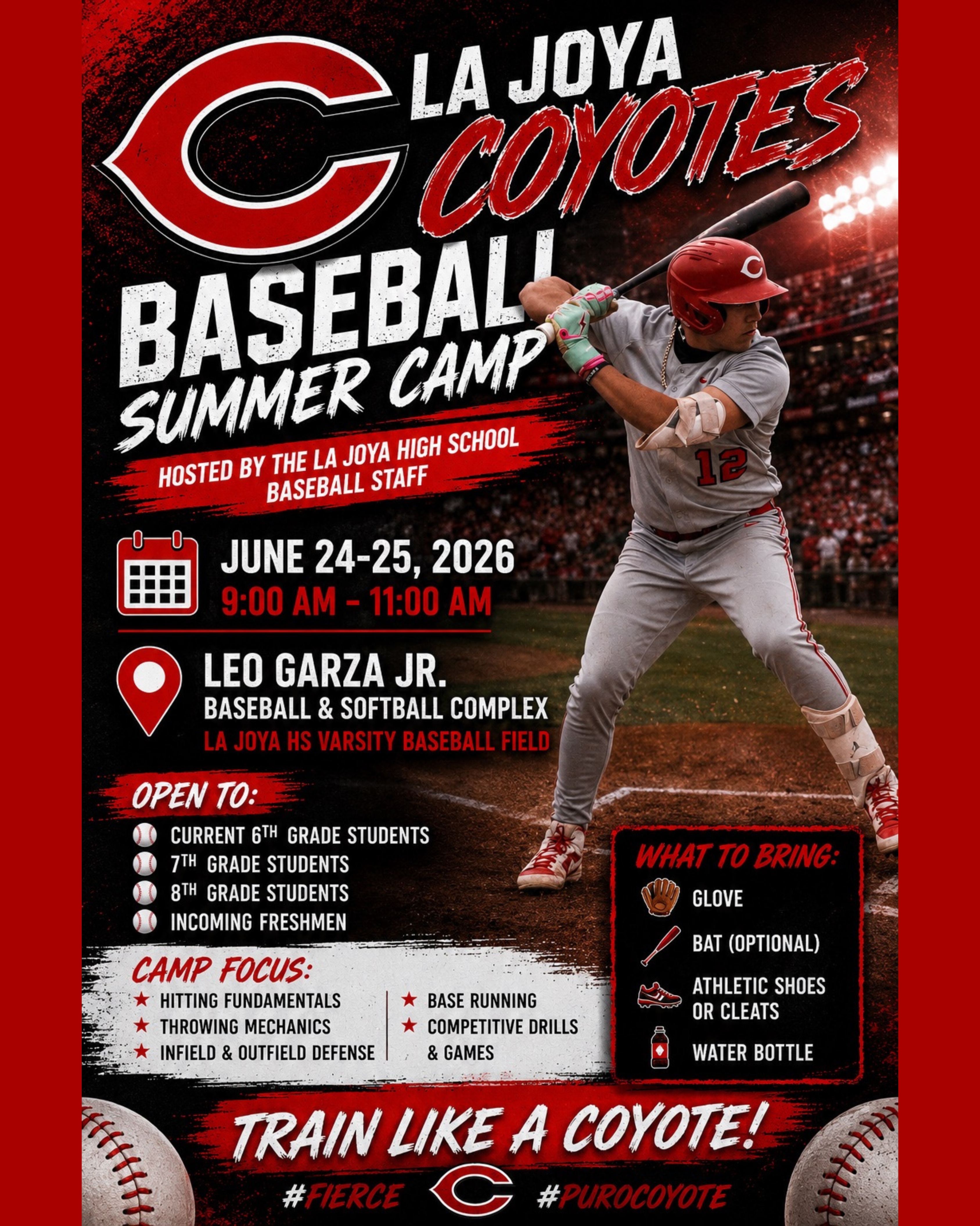 ⚾ Train Like a Coyote! 🔥