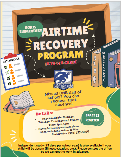airtime recovery program details. 