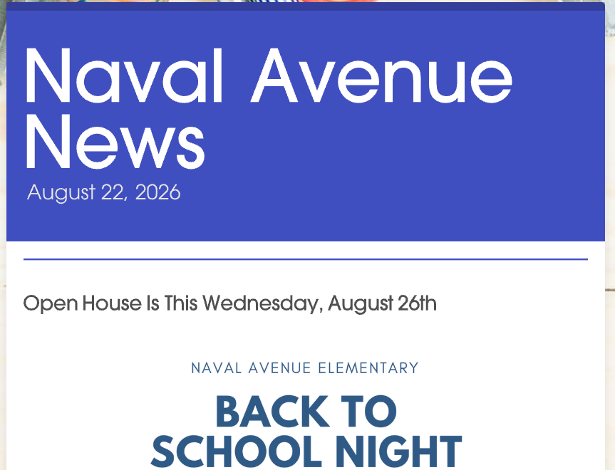 Naval Avenue News 8-22-26