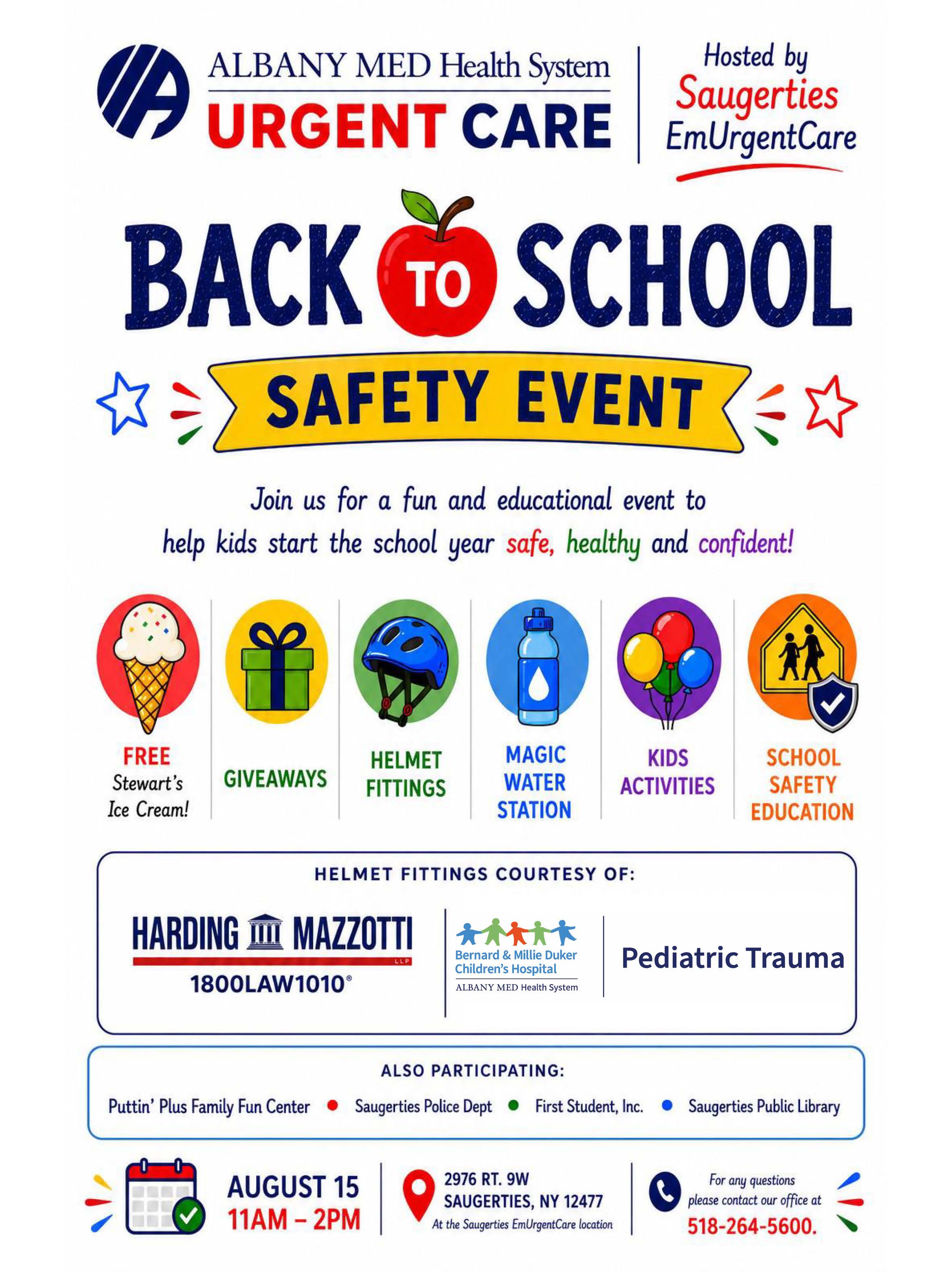 Back to School Safety Event