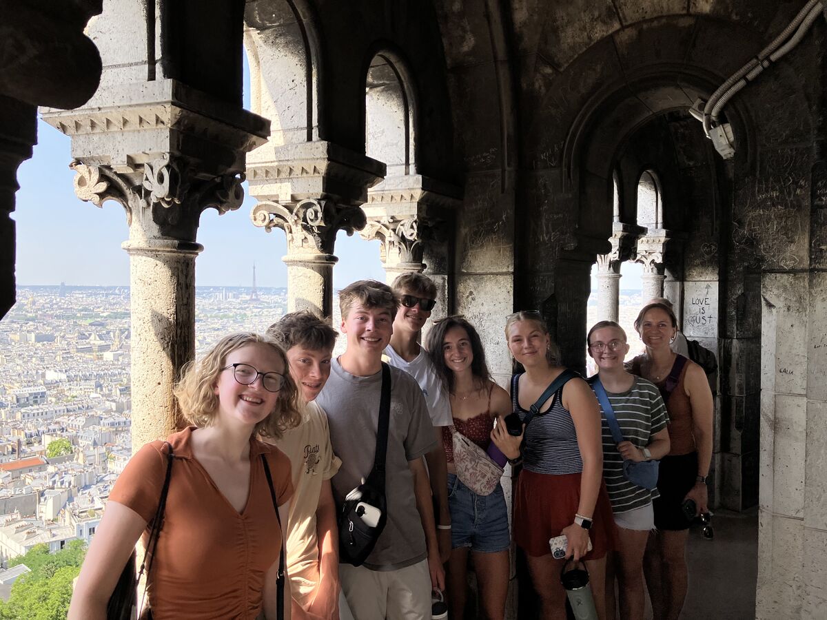 Central High School French students travel to France
