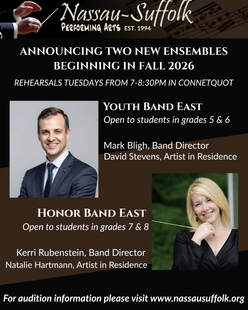 Sagamore Band Director Named Conductor for Nassau-Suffolk Performing Arts Honor Band East