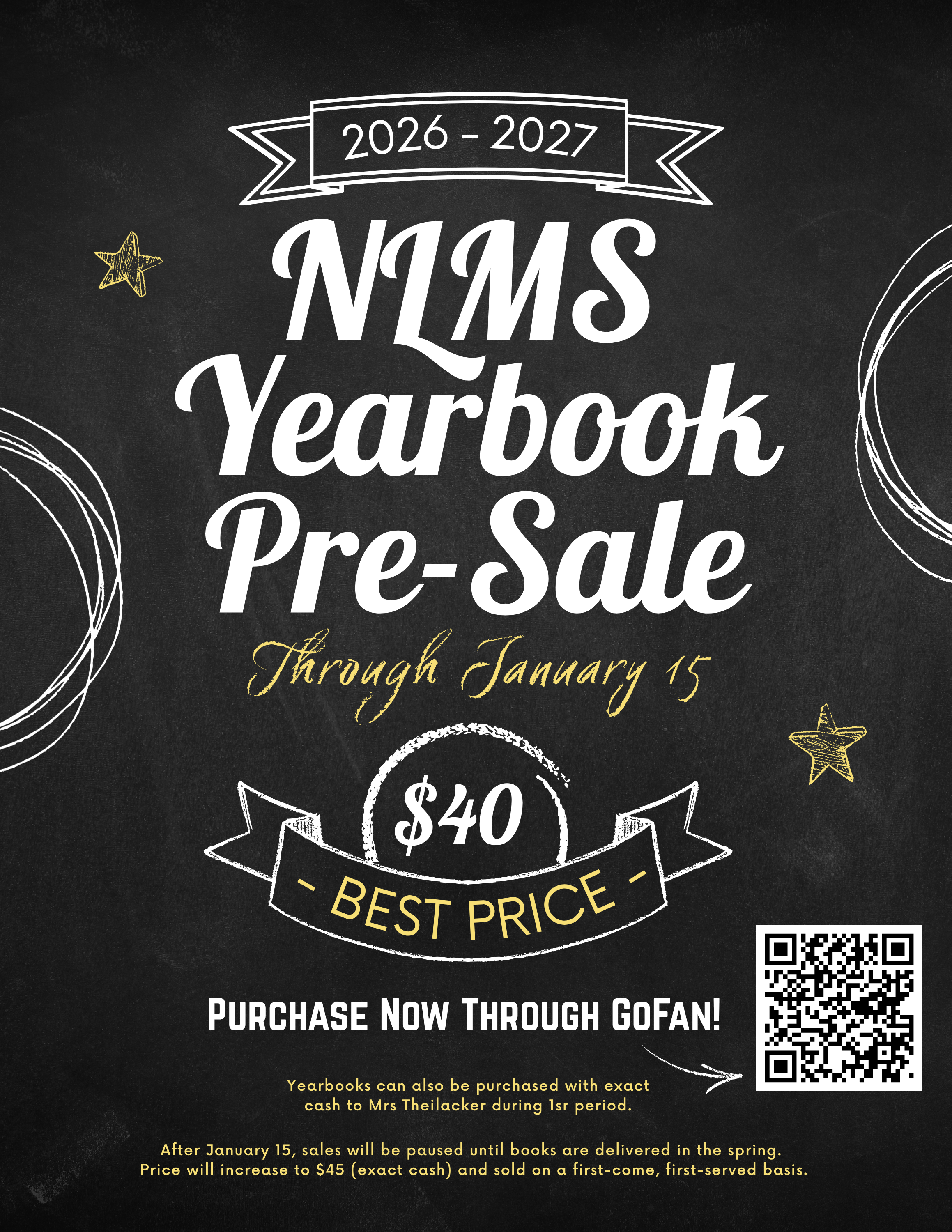 NLMS Yearbook Pre-Sale