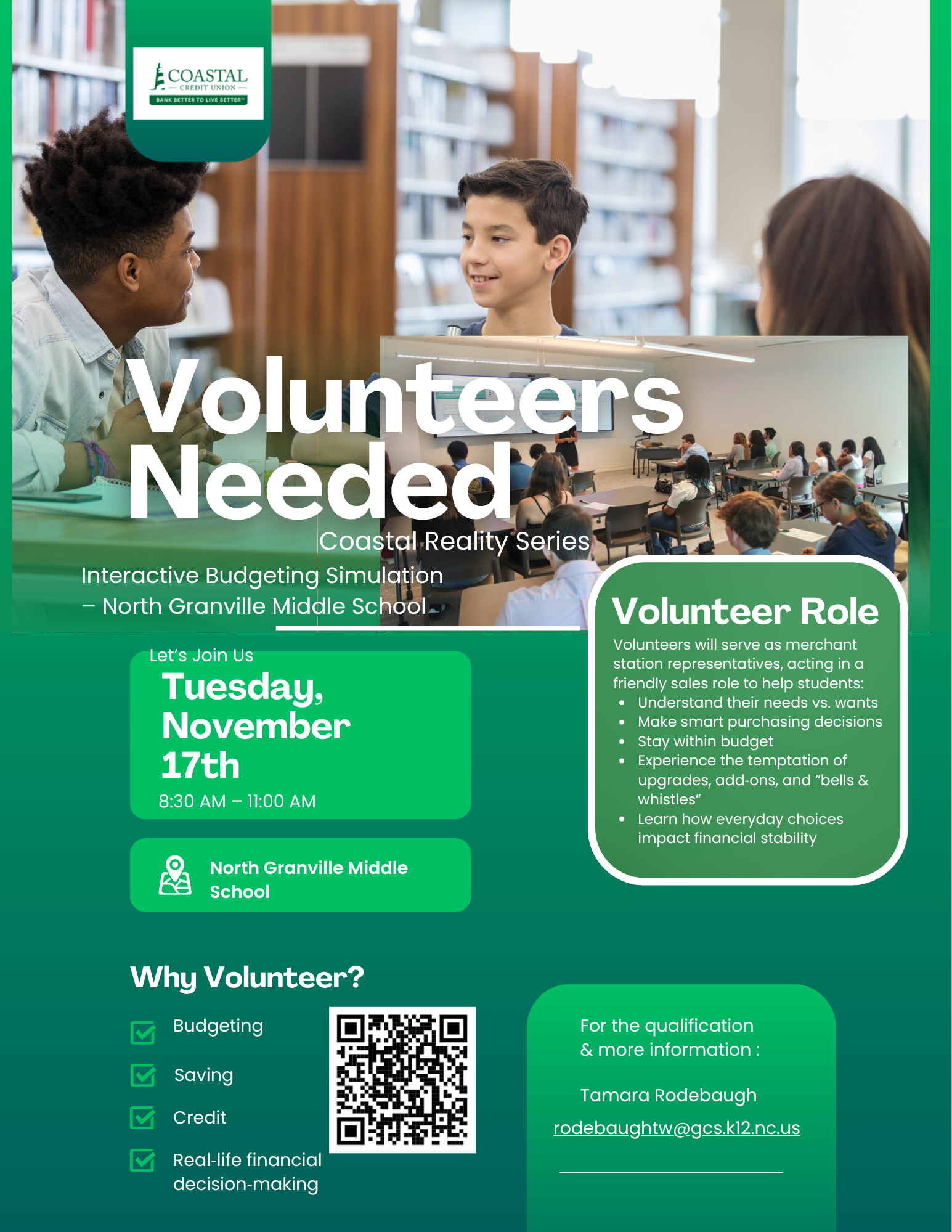Volunteers Needed!