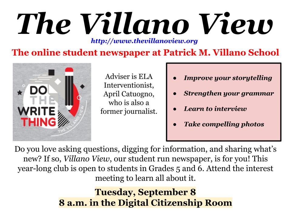 Villano View Flyer