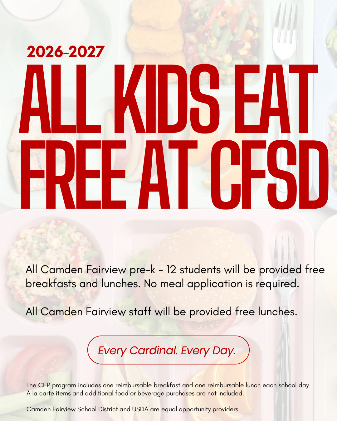 All Kids Eat Free at CFSD!
