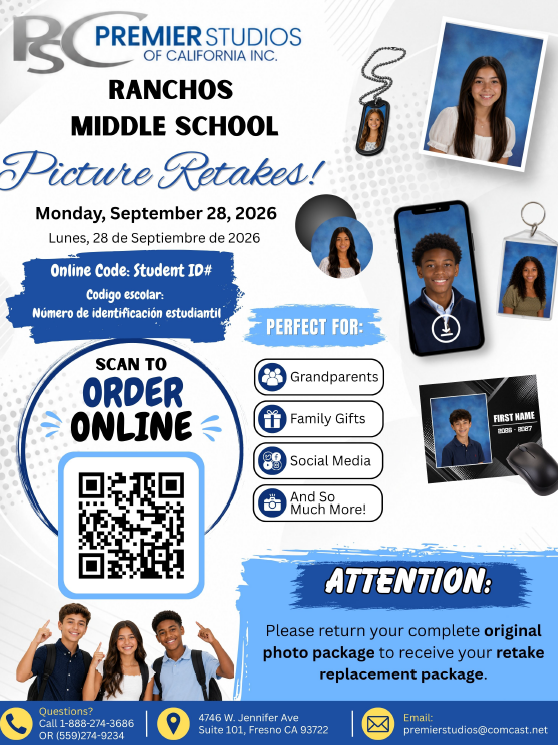 RMS Picture Retakes Monday