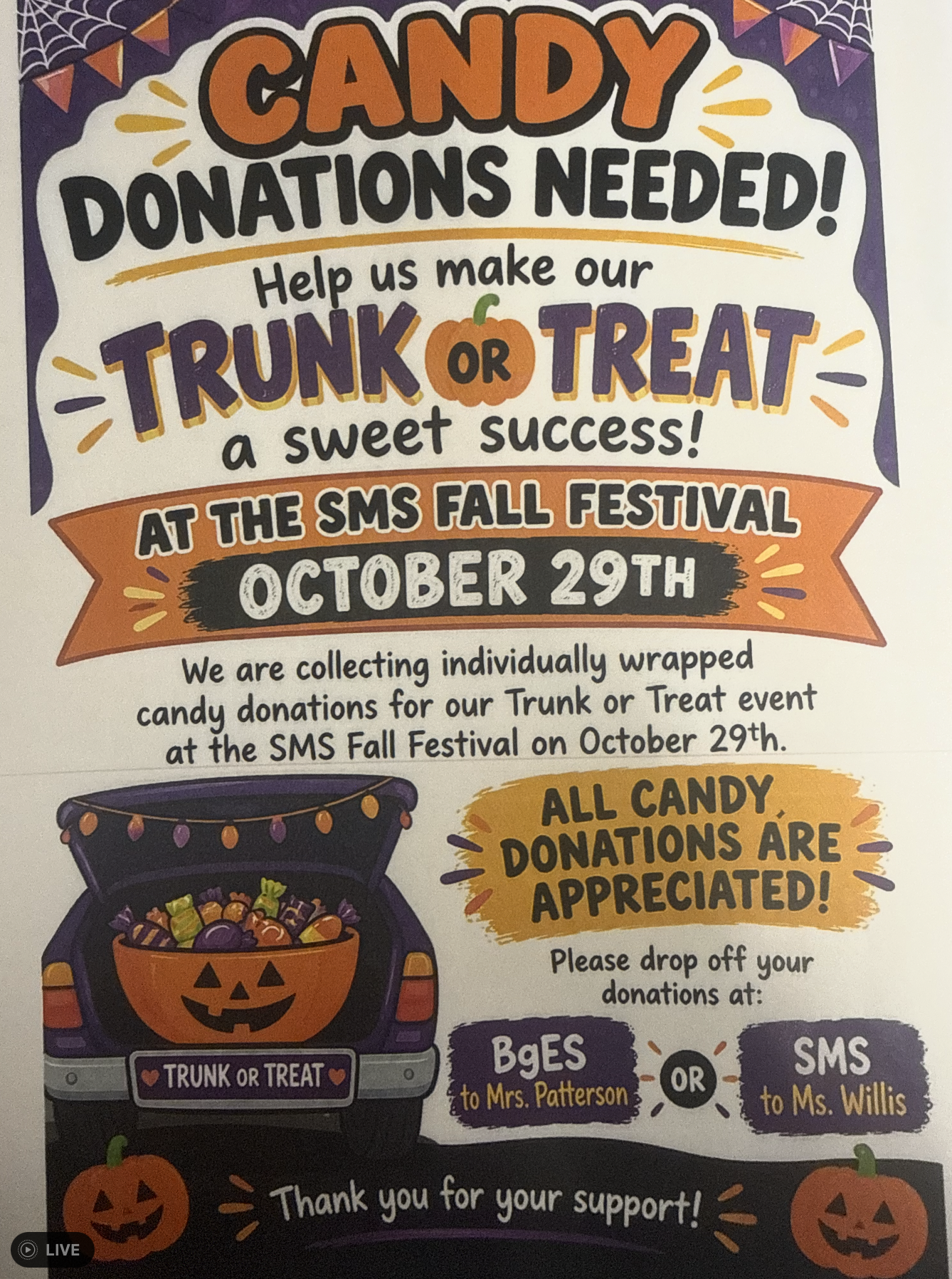 Candy Donations