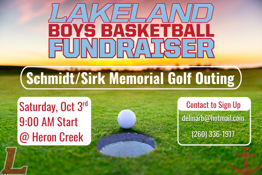 October 3rd Golf Outing to support Lakeland Boys Basketball and the Terry Schmidt Scholarship Fund