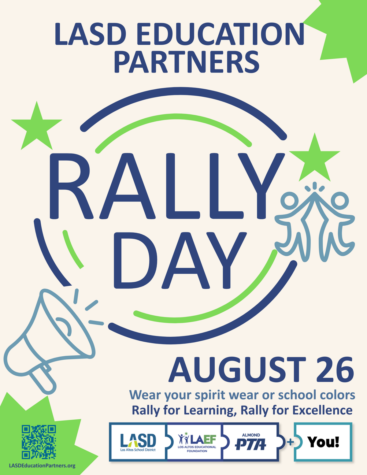 Almond Rally Day on Wednesday - Wear Almond School Colors and/or gear!