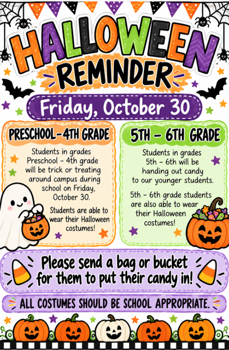 October 30-Trick or Treat