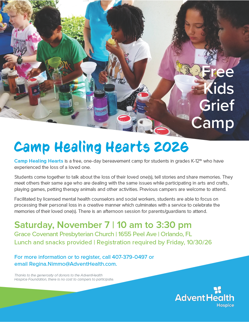 Camp Healing Hearts and WLMS Student Grief Group