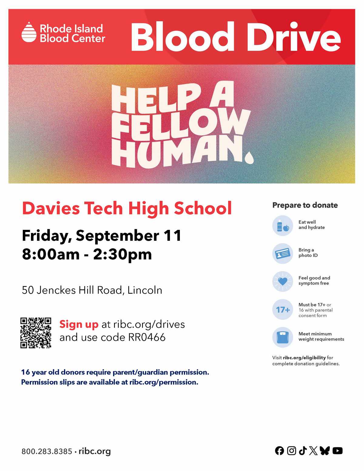 Blood Drive Info