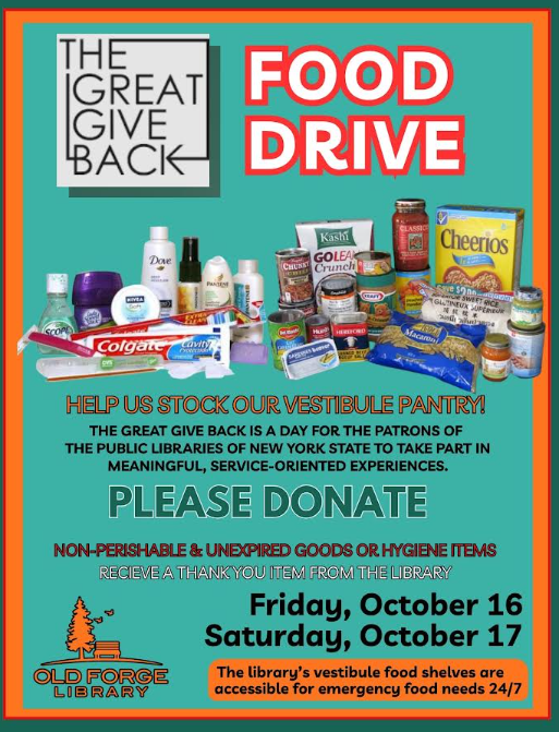 Community News - Food Drive - Friday, October 16, 2026 & Saturday, October 17, 2026