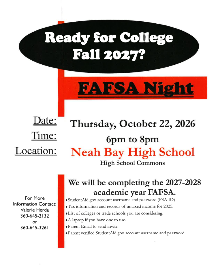 FAFSA NIGHT 10/22