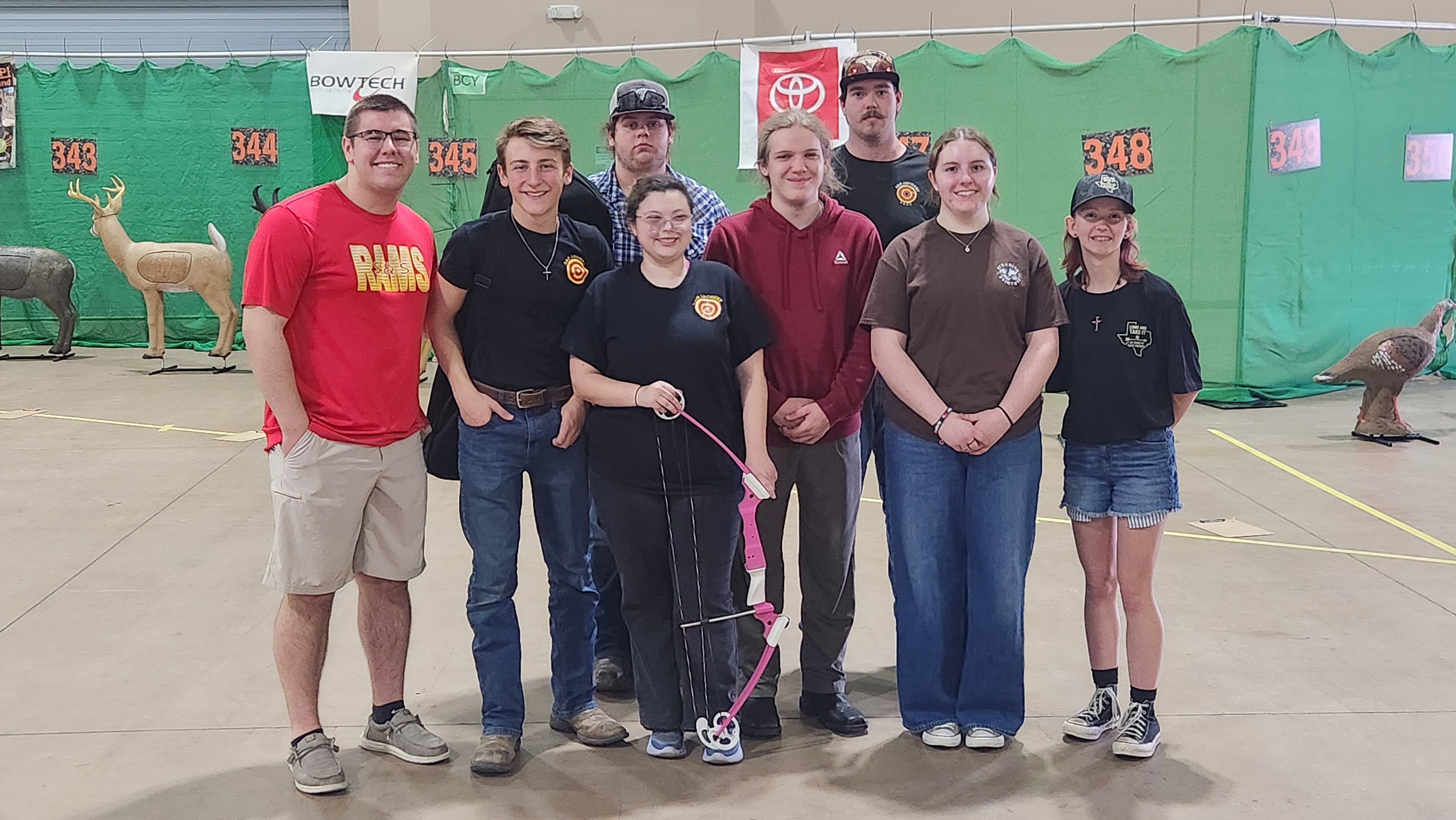3D Archery Team is competing at the National Tournament