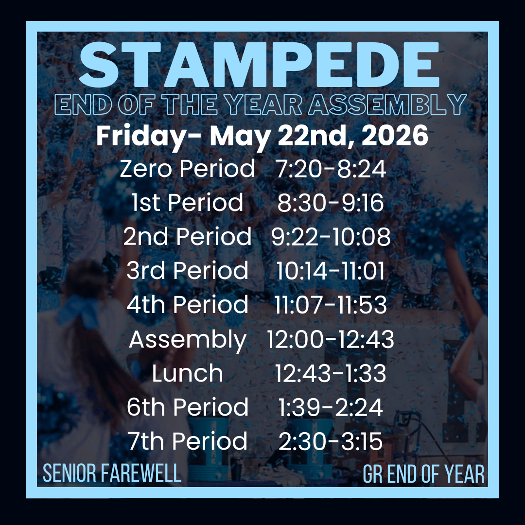 Seniors Final Schedule