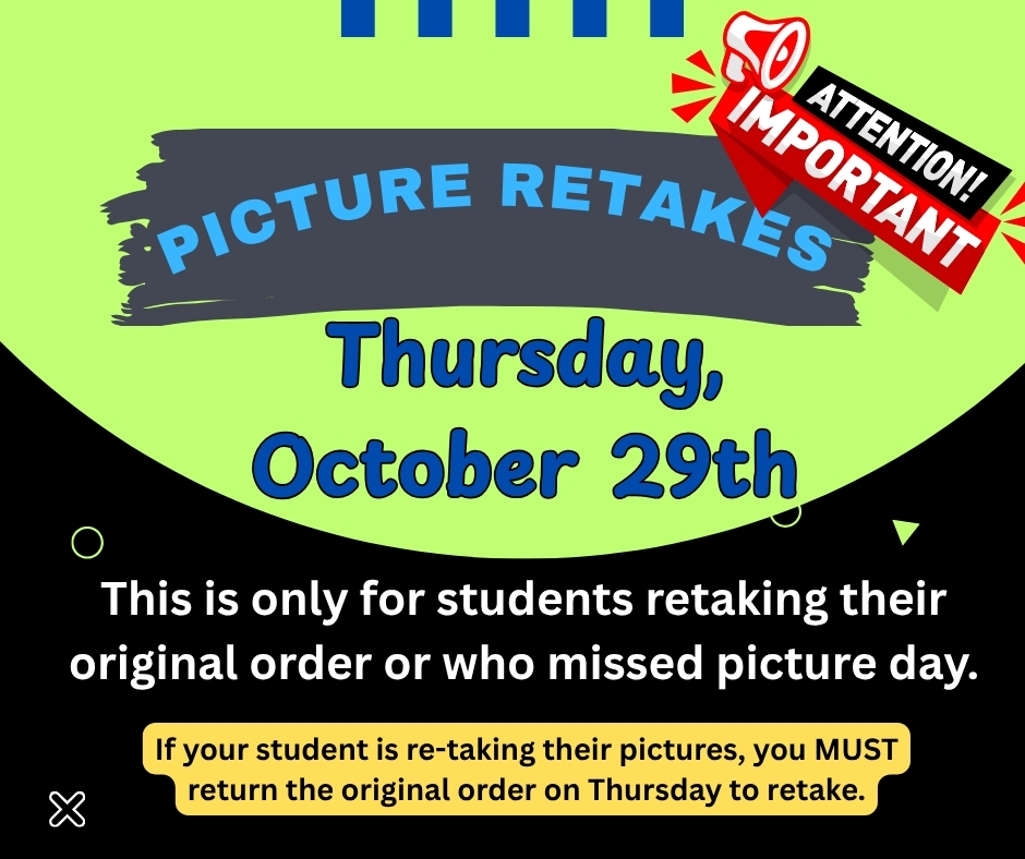 Photo Retakes: Thursday, October 29th