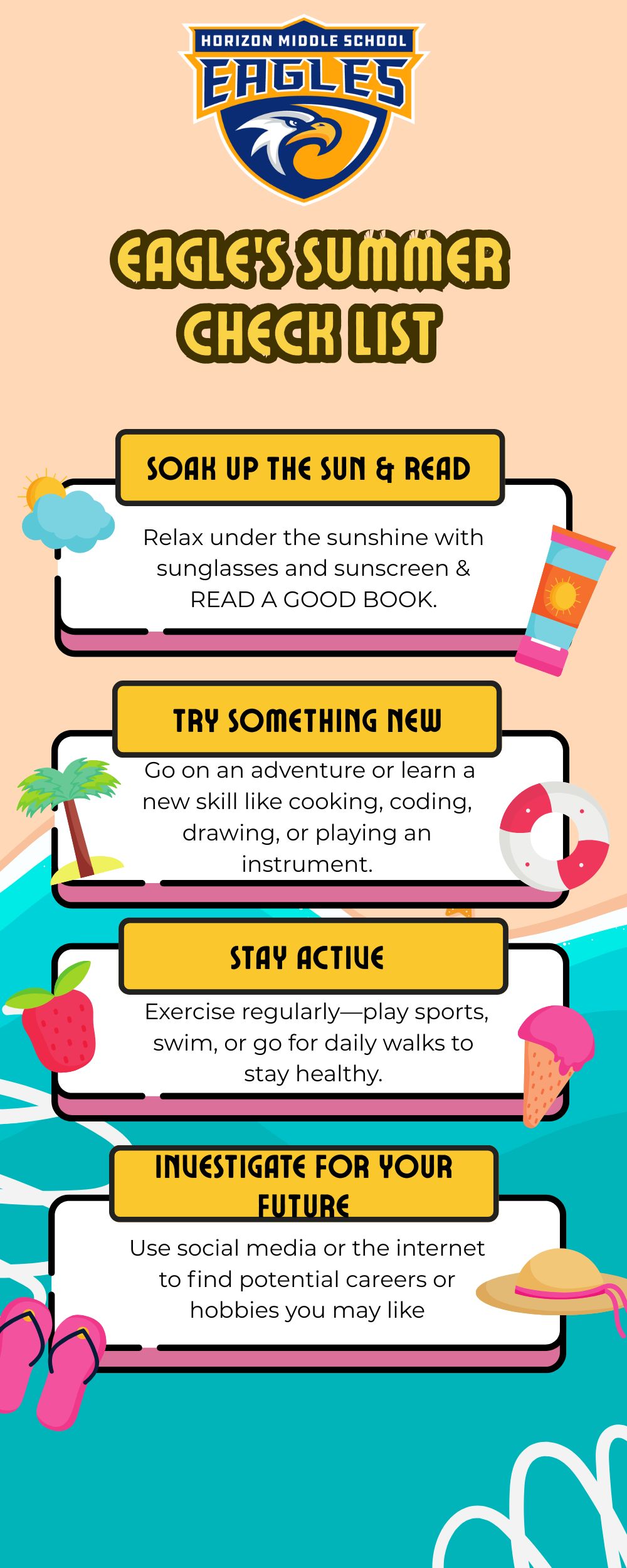 Bored Already?  Here is your Summer Checklist
