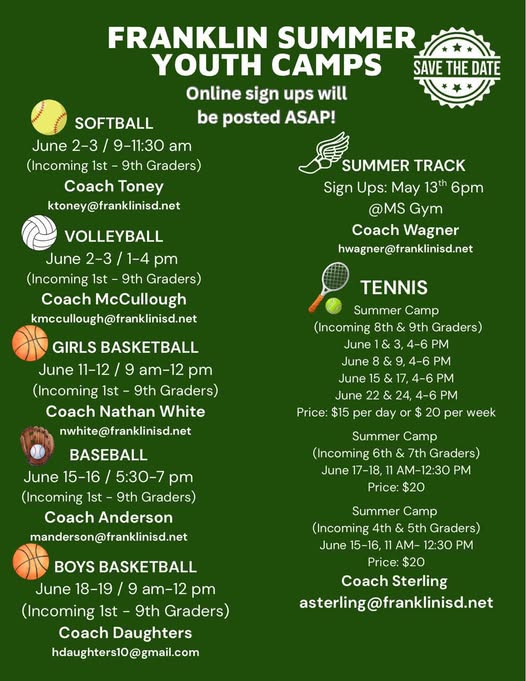 Summer Youth Camps