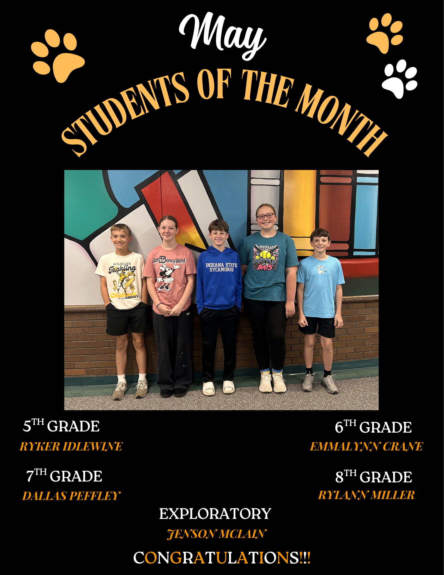 May Student of the Month
