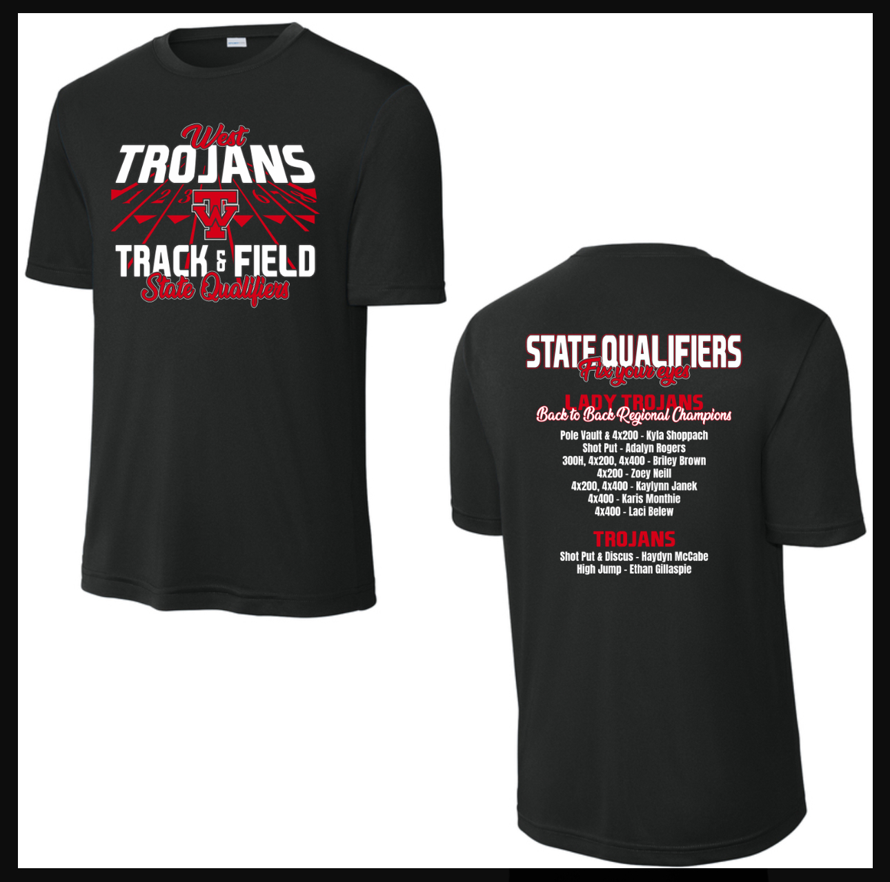 State Track Shirts! 