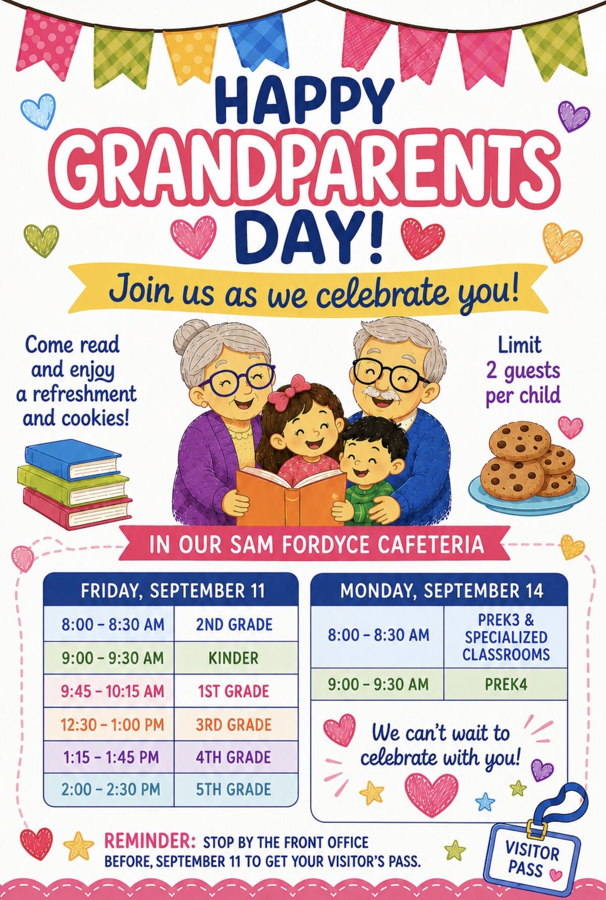 💜🎉 GRANDPARENTS’ DAY IS COMING UP! 🎉💜