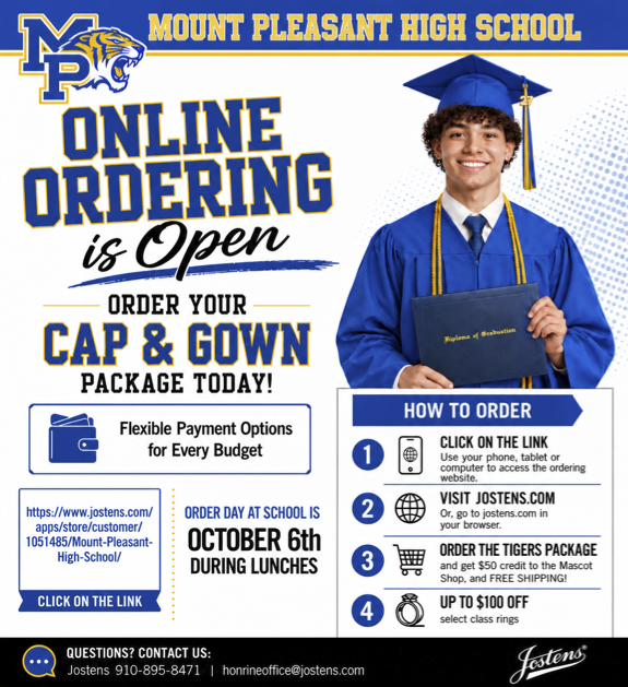 Cap & Gown Order