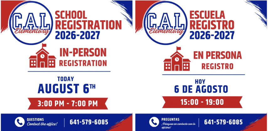 In-Person Registration Today!